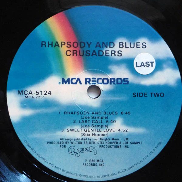 The Crusaders – Rhapsody And Blues (VG/VG) – LP, US 1980 - Image 5