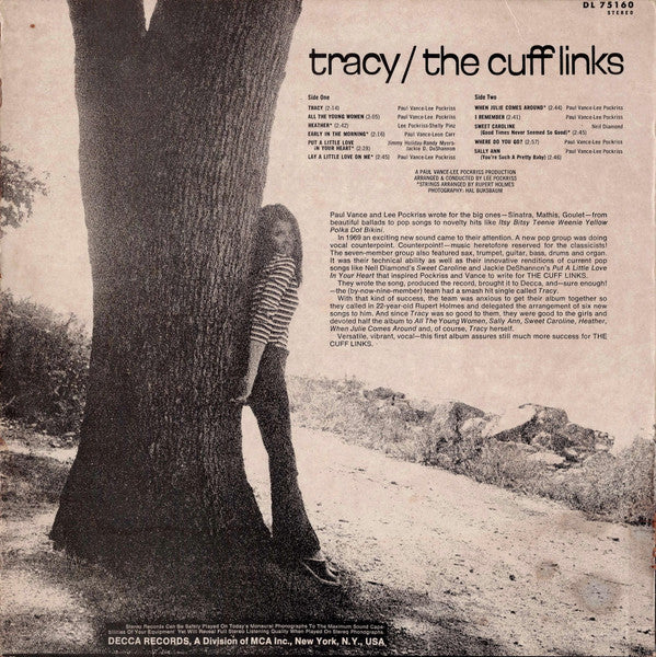The Cuff Links – Tracy (VG+/VG+) – LP, MY 1969 - Image 2