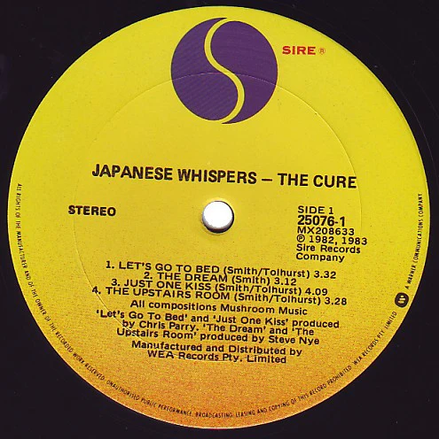 The Cure – Japanese Whispers (VG/VG+) – LP, AU 1983 - Image 5