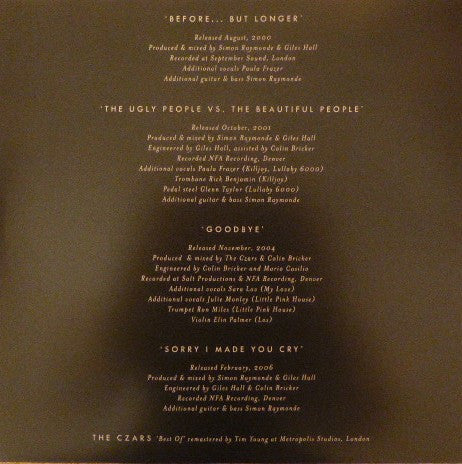 The Czars – Best Of (VG+/VG+) – 2xLP, UK 2014 - Image 8