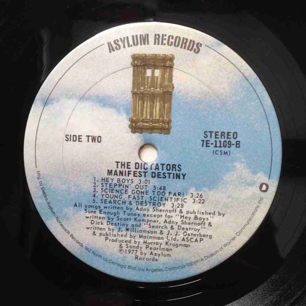 The Dictators – Manifest Destiny (VG/VG+) – LP, US 1977 - Image 6