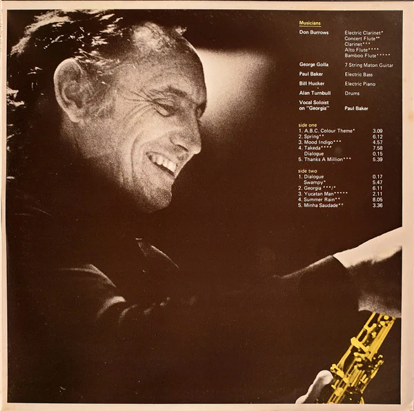 The Don Burrows Quintet – The New Don Burrows Quintet (VG+/VG+) – LP, AU 1975 - Image 3