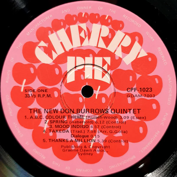 The Don Burrows Quintet – The New Don Burrows Quintet (VG+/VG+) – LP, AU 1975 - Image 5
