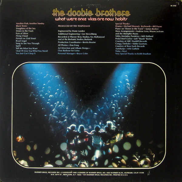 The Doobie Brothers – What Were Once Vices Are Now Habits (VG/VG+) – LP, US 1974 - Image 2