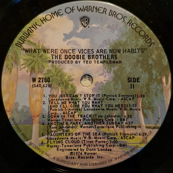 The Doobie Brothers – What Were Once Vices Are Now Habits (VG/VG+) – LP, US 1974 - Image 4
