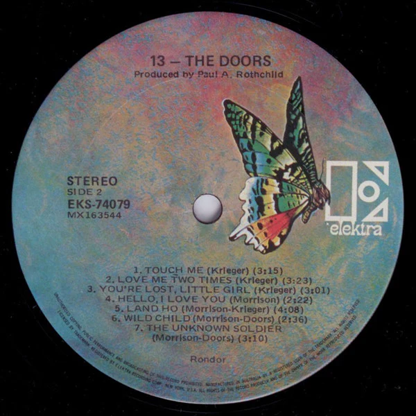 The Doors – 13 (VG/VG+) – LP, AU 1971 - Image 4