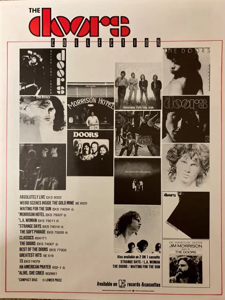The Doors – Alive, She Cried (VG/VG+) – LP, AU 1983 - Image 9