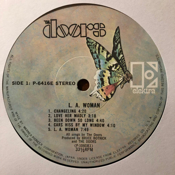 The Doors – L.A. Woman (VG+/VG+) – LP, JP 1980, No OBI - Image 3