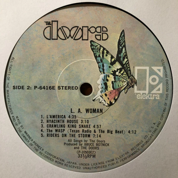The Doors – L.A. Woman (VG+/VG+) – LP, JP 1980, No OBI - Image 4