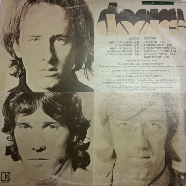 The Doors – The Best Of Doors (VG+/VG+) – LP, AU 1973 - Image 2