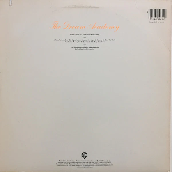 The Dream Academy – The Dream Academy (VG+/VG+) – LP, US 1985 - Image 2