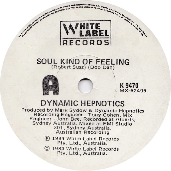The Dynamic Hepnotics – Soul Kind Of Feeling (VG+/Generic) – 7", NZ 1984