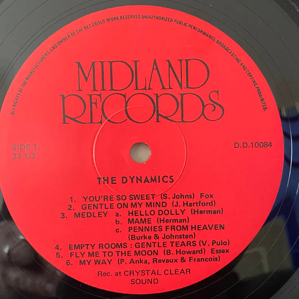 The Dynamics – Sincerely Yours (VG+/VG+) – LP, AU - Image 3
