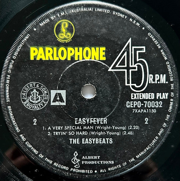 The Easybeats – Easyfever (VG+/VG+) – 7", AU 1966 - Image 4