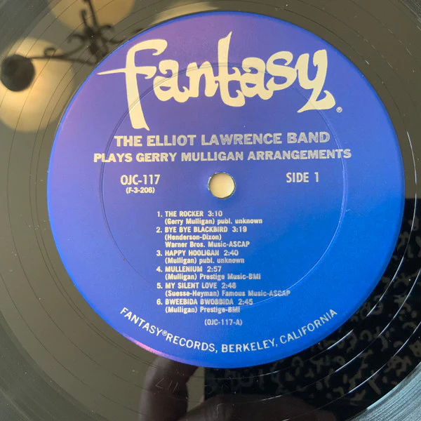 The Elliot Lawrence Band – Plays Gerry Mulligan Arrangements (VG/VG) – LP, US 1984 - Image 3