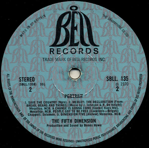 The Fifth Dimension – Portrait (VG+/VG+) – LP, UK 1970 - Image 4