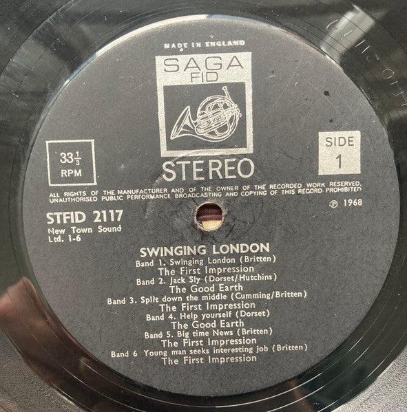 The First Impression, The Good Earth – Swinging London (VG+/VG) – LP, UK 1968 - Image 3