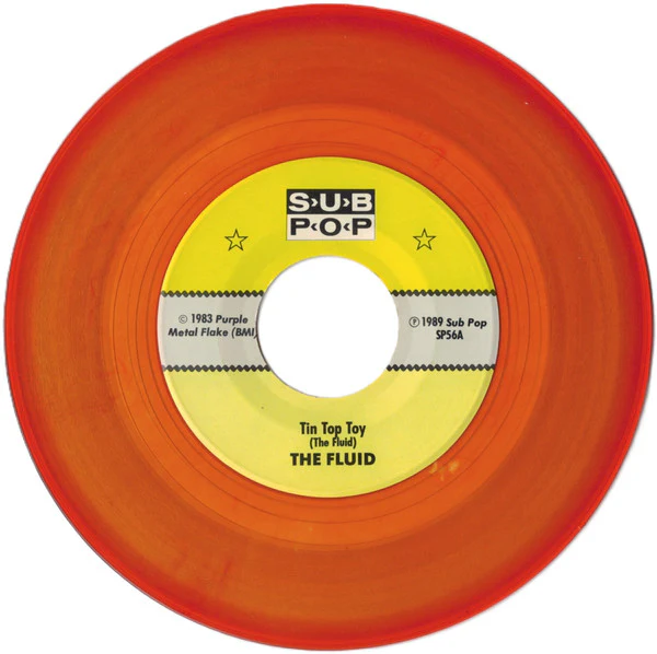 The Fluid – Tin Top Toy b/w Tomorrow (E/VG+) – 7", US 1990 - Image 3