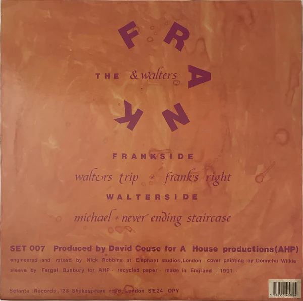 The Frank And Walters – E.P. 1 (VG+/VG+) – 12", UK 1991 - Image 2