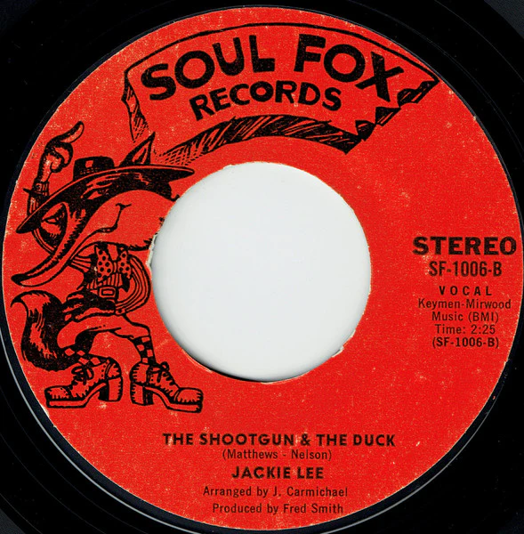 The Frantic Strings, Fred Smith Orchestra, Jackie Lee – Shoot The Duck (Or Kill The Turkey) / The Shootgun & The Duck (E/Generic) – 7", US 1975 - Image 2