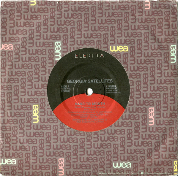 The Georgia Satellites – Hippy Hippy Shake (VG/VG+) – 7", AU 1988 - Image 4