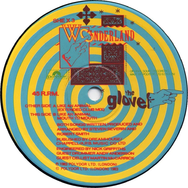 The Glove – Like An Animal (VG+/VG+) – 12", UK 1983 - Image 4