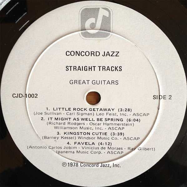 The Great Guitars – Straight Tracks (VG+/VG) – LP, US 1978 - Image 4