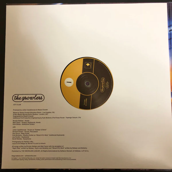 The Growlers – City Club (VG+/E) – 2xLP, US 2016 - Image 9