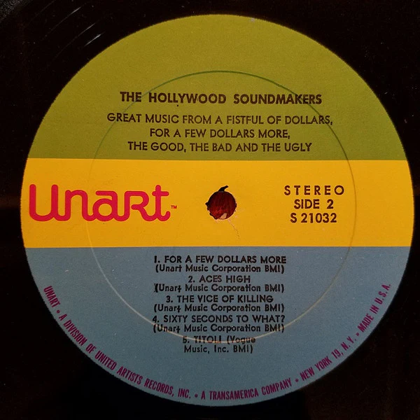 The Hollywood Soundmakers – Great Music From A Fistful Of Dollars / For A Few Dollars More / The Good, The Bad And The Ugly (VG/VG+) – LP, US 1968 - Image 4