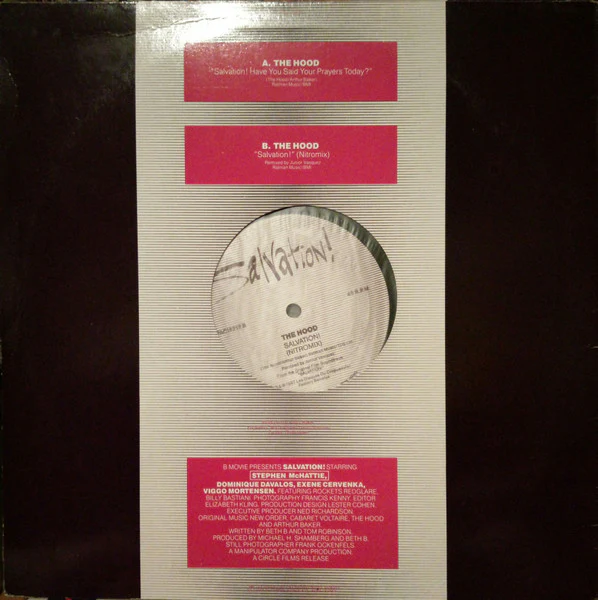 The Hood – Salvation! Have You Said Your Prayers Today? (VG+/Generic) – 12", AU 1988 - Image 2