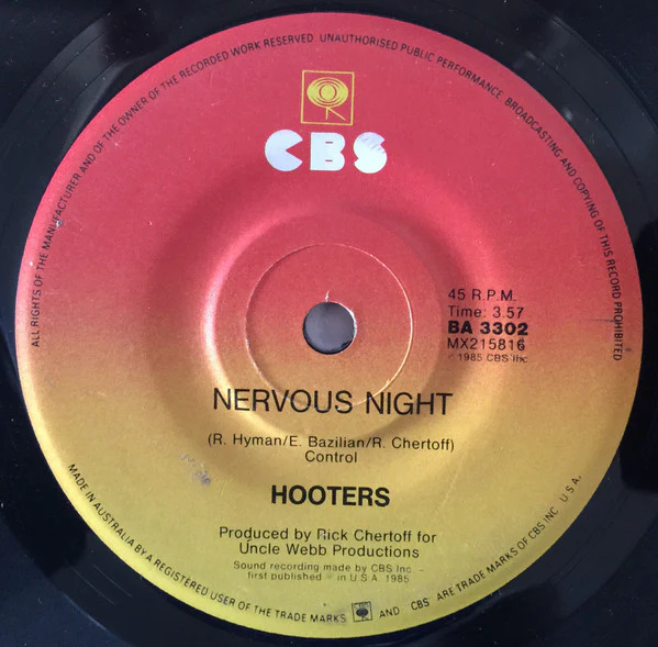 The Hooters – All You Zombies (Long) (VG+/Generic) – 7", AU 1985 - Image 2