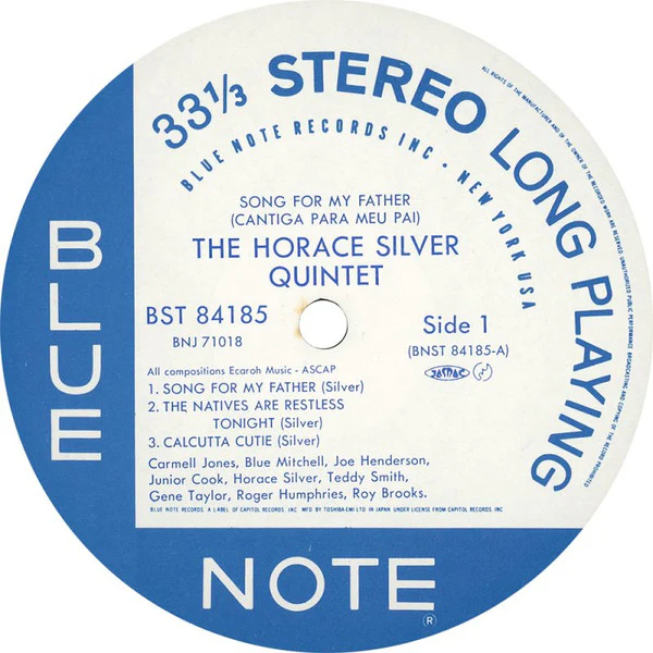 The Horace Silver Quintet, Horace Silver – Song For My Father (Cantiga Para Meu Pai) = ソング・フォー・マイ・ファーザー (NM/E) – LP, JP 1984, With OBI - Image 3