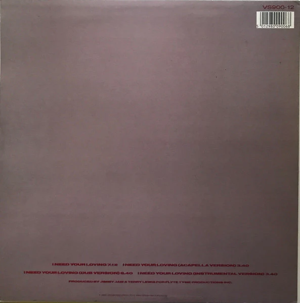 The Human League – I Need Your Loving (VG+/VG+) – 12", AU 1986 - Image 2