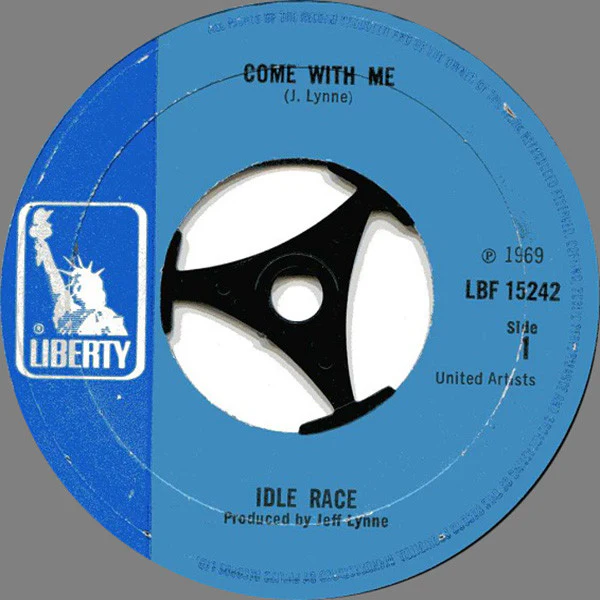 The Idle Race – Come With Me (VG+/Generic) – 7", UK 1969