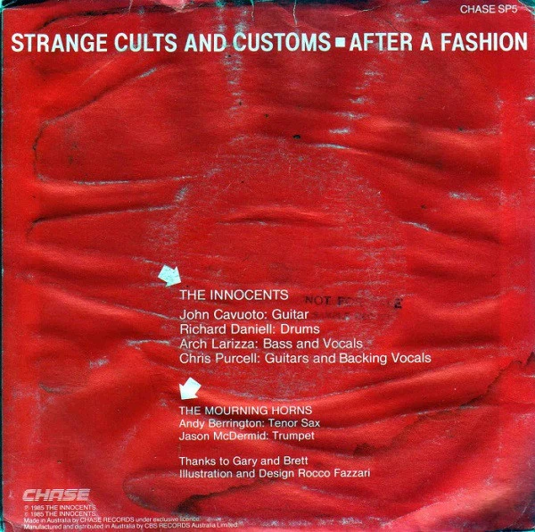 The Innocents – After A Fashion (E/VG+) – 7", AU 1985 - Image 2