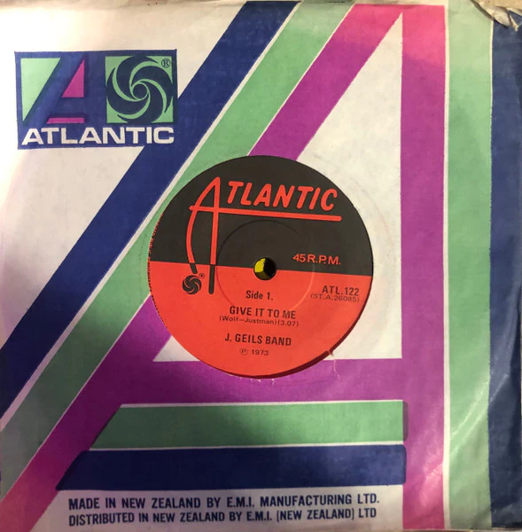 The J. Geils Band – Give It To Me (E/Generic) – 7", NZ 1973 - Image 3