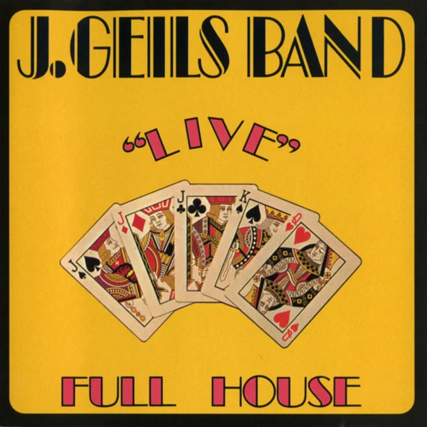 The J. Geils Band – "Live" Full House (VG+/VG+) – LP, AU 1972