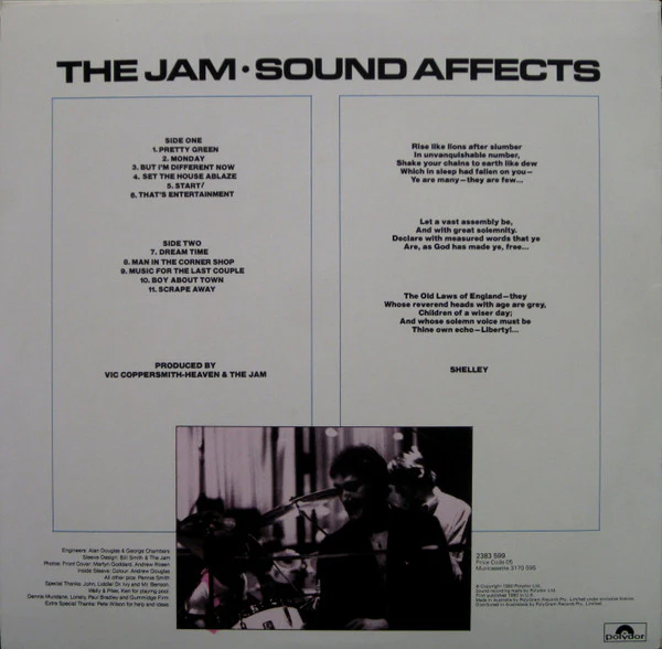 The Jam – Sound Affects (VG+/VG+) – LP, AU 1980 - Image 2
