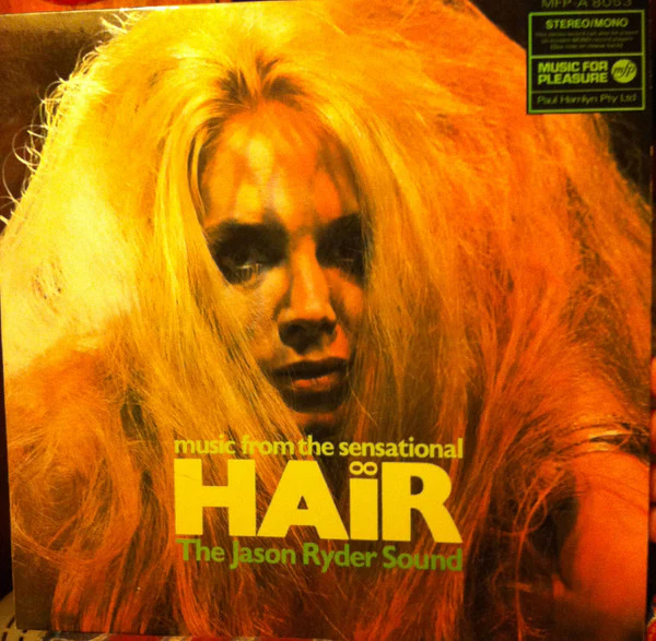 The Jason Ryder Sound – Music From The Sensational Hair (VG/VG) – LP, AU 1969