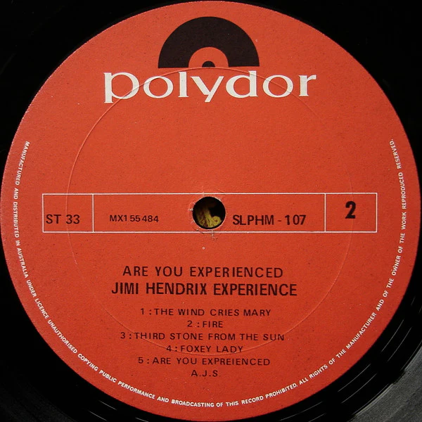 The Jimi Hendrix Experience – Are You Experienced (VG/VG) – LP, AU - Image 3