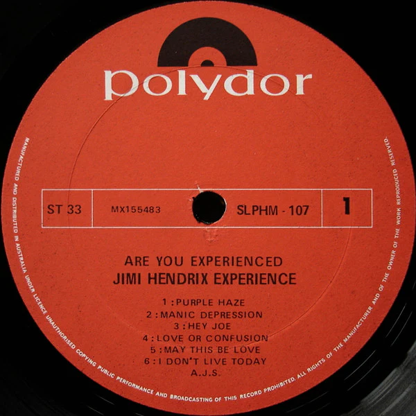 The Jimi Hendrix Experience – Are You Experienced (VG/VG) – LP, AU - Image 4