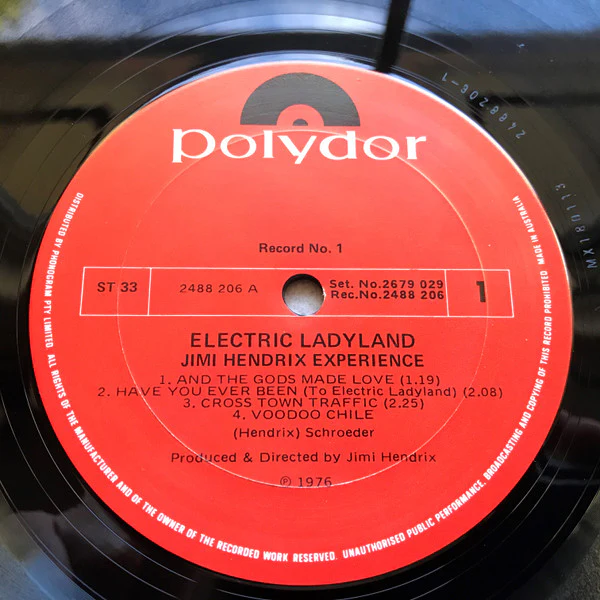 The Jimi Hendrix Experience – Electric Ladyland (VG+/VG) – 2xLP, AU 1976 - Image 5