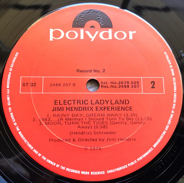The Jimi Hendrix Experience – Electric Ladyland (VG+/VG) – 2xLP, AU 1976 - Image 8