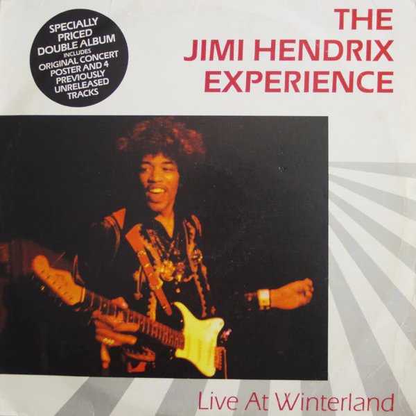 The Jimi Hendrix Experience – Live At Winterland (VG+/E) – 2xLP, AU 1987