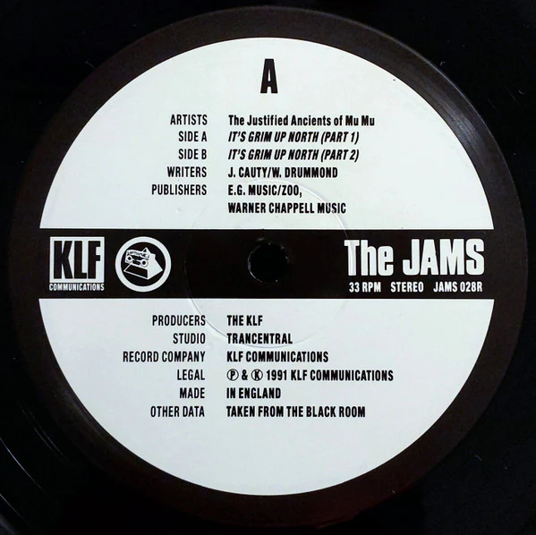 The Justified Ancients Of Mu Mu – It's Grim Up North (VG/VG) – 12", UK 1991 - Image 3