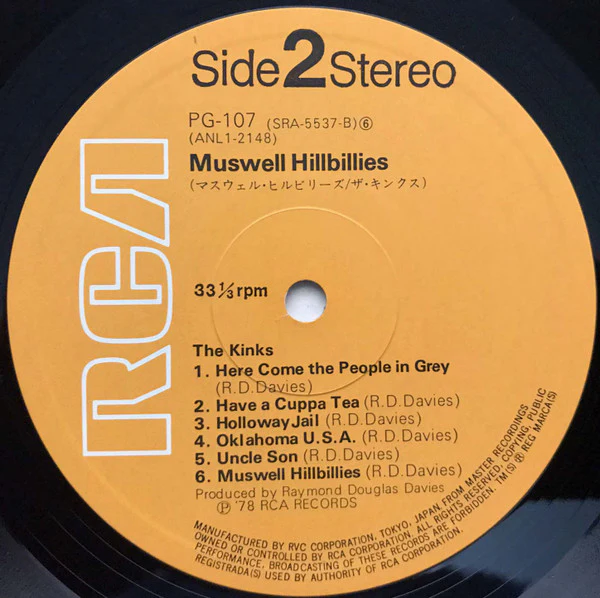 The Kinks – Muswell Hillbillies (E/E) – LP, JP 1978, With OBI - Image 6