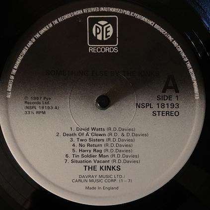 The Kinks – Something Else By The Kinks (VG/VG) – LP, UK 1980 - Image 2