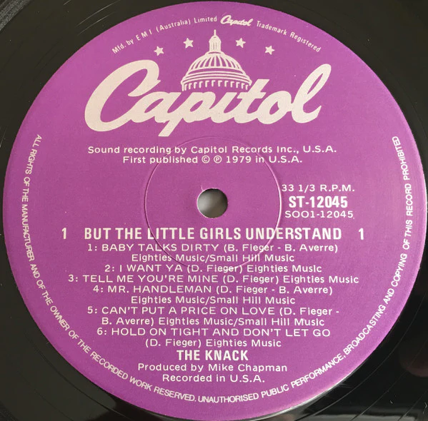 The Knack – ...But The Little Girls Understand (VG+/G+) – LP, AU 1980 - Image 3