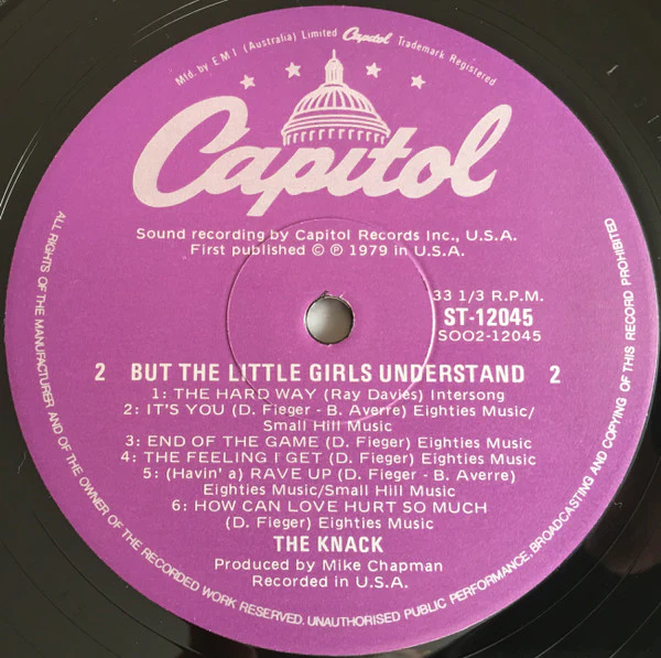 The Knack – ...But The Little Girls Understand (VG+/G+) – LP, AU 1980 - Image 4