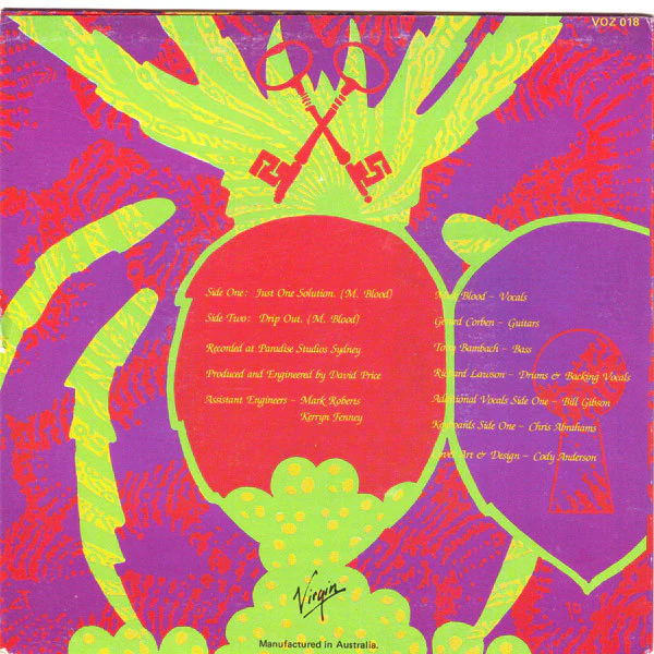 The Lime Spiders – Just One Solution (VG+/VG+) – 7", AU 1987 - Image 2